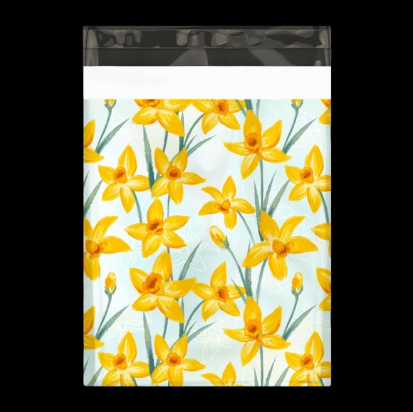 10 ct Daffodil polymailers - Picture 2 of 2